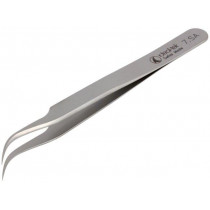 7.SA; Tweezers; 115mm; for precision works; Blades: curved; IDEAL-TEK