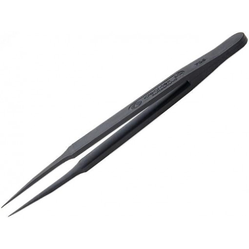 705CF; Tweezers; non-magnetic,high rigidity; Tip width: 0.6mm; ESD; IDEAL-TEK