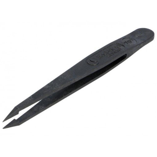 707.CF; Tweezers; non-magnetic,high rigidity; Tip width: 1.2mm; ESD; IDEAL-TEK