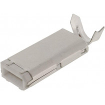 DS1106-BNO; Plug; IEEE1394; for cable; soldering; PIN: 6; straight; shielded; CONNFLY