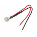 R9-79L-11-12GREEN; Indicator: LED; flat; 12VDC; Cutout: Ø5.2mm; IP40; polycarbonate; SCI