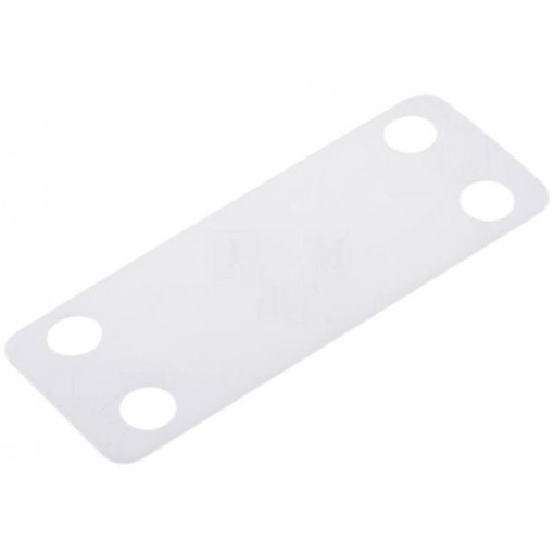 151-42229; Label; polyamide; white; -40÷85°C; UL94V-2; L: 19mm; Label l: 19mm; HELLERMANNTYTON