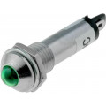 IND8-24G-A; Indicator: LED; prominent; 24VDC; Cutout: Ø8.2mm; IP40; metal; NINIGI