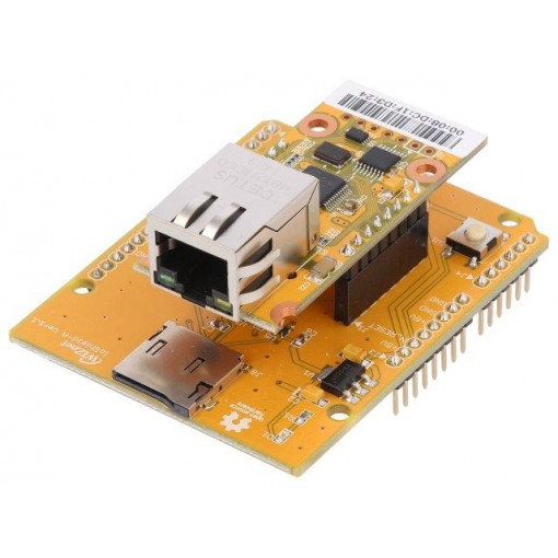 IOSHIELD-A; Expansion board; Ethernet,SPI; WIZ550IO; RJ45,pin strips; WIZNET