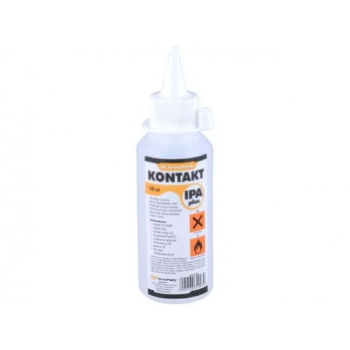 ART.AGT-002; Isopropyl alcohol; 100ml; liquid; plastic container; colourless; AG TERMOPASTY ART.AGT-002; Isopropyl alcohol; 100ml; liquid; plastic container; colourless; AG TERMOPASTY