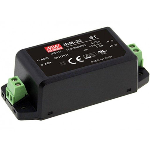 IRM-30-15ST; Power supply: switched-mode; modular; 30W; 15VDC; 91x39.5x28.5mm; MEAN WELL