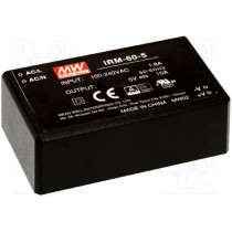 IRM-60-24; Power supply: switched-mode; modular; 60W; 24VDC; 87x52x29.5mm; MEAN WELL