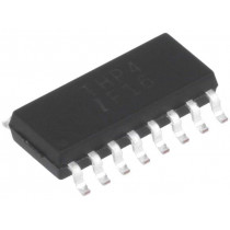IS281-4; Optocoupler; SMD; Channels: 4; Out: transistor; Uinsul: 2.5kV; SOP16; ISOCOM