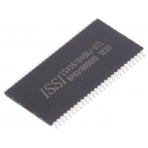 IS42S16400J-6TL; DRAM memory; 4Mx16bit; 166MHz; 6ns; TSOP54 II; 0÷70°C; parallel; ISSI IS42S16400J-6TL; DRAM memory; 4Mx16bit; 166MHz; 6ns; TSOP54 II; 0÷70°C; parallel; ISSI
