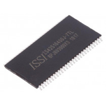 IS42S16400J-7TL; DRAM memory; 4Mx16bit; 143MHz; 7ns; TSOP54 II; 0÷70°C; parallel; ISSI IS42S16400J-7TL; DRAM memory; 4Mx16bit; 143MHz; 7ns; TSOP54 II; 0÷70°C; parallel; ISSI