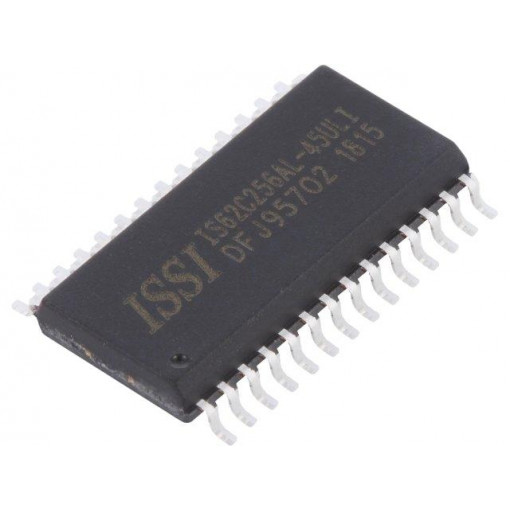 IS62C256AL-45ULI; SRAM memory; 32kx8bit; 5V; 45ns; SOP28; parallel; -40÷85°C; ISSI