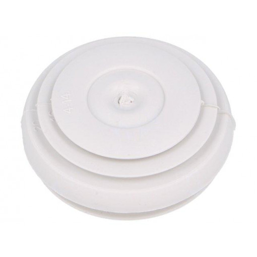 ISM71071; Grommet; stepped,with bulkhead; Ømount.hole: 23mm; SBS; grey; IP55; SCHNEIDER ELECTRIC