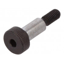ISO 7379-4-M3-8; Shoulder screw; Mat: steel; Thread len: 7mm; Thread: M3; Cut: imbus; ELESA+GANTER