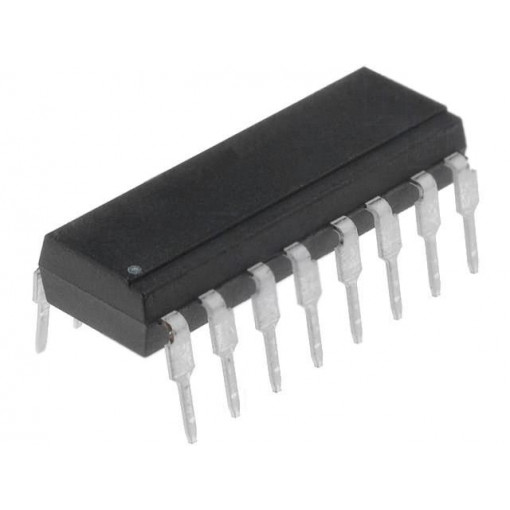ISP621-4X; Optocoupler; THT; Channels: 4; Out: transistor; Uinsul: 5.3kV; DIP16; ISOCOM