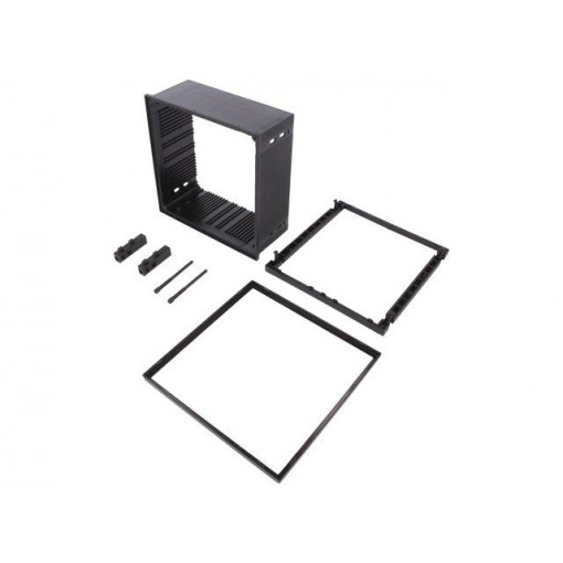 01.509L057; Enclosure: panel; X: 144mm; Y: 144mm; Z: 57mm; ABS + PC,PPO; black; ITALTRONIC 01.509L057; Enclosure: panel; X: 144mm; Y: 144mm; Z: 57mm; ABS + PC,PPO; black; ITALTRONIC