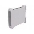 10.0002225; Enclosure: for DIN rail mounting; Y: 101mm; X: 22.5mm; Z: 119mm; ABS; ITALTRONIC 10.0002225; Enclosure: for DIN rail mounting; Y: 101mm; X: 22.5mm; Z: 119mm; ABS; ITALTRONIC