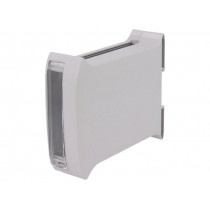 10.0002350; Enclosure: for DIN rail mounting; Y: 101mm; X: 35mm; Z: 119mm; ABS; ITALTRONIC