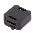 12.0000007; Enclosure: junction box; X: 44.5mm; Y: 57mm; Z: 19mm; black; ITALTRONIC 12.0000007; Enclosure: junction box; X: 44.5mm; Y: 57mm; Z: 19mm; black; ITALTRONIC