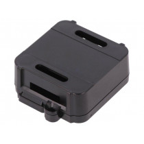 12.0000007; Enclosure: junction box; X: 44.5mm; Y: 57mm; Z: 19mm; black; ITALTRONIC