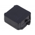 12.0000009; Enclosure: junction box; X: 44.5mm; Y: 57mm; Z: 19mm; black; ITALTRONIC