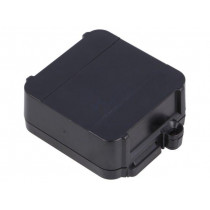 12.0000009; Enclosure: junction box; X: 44.5mm; Y: 57mm; Z: 19mm; black; ITALTRONIC