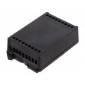 12.0100006; Enclosure: junction box; X: 44.5mm; Y: 87mm; Z: 25mm; black; ITALTRONIC 12.0100006; Enclosure: junction box; X: 44.5mm; Y: 87mm; Z: 25mm; black; ITALTRONIC