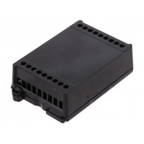 12.0100006; Enclosure: junction box; X: 44.5mm; Y: 87mm; Z: 25mm; black; ITALTRONIC