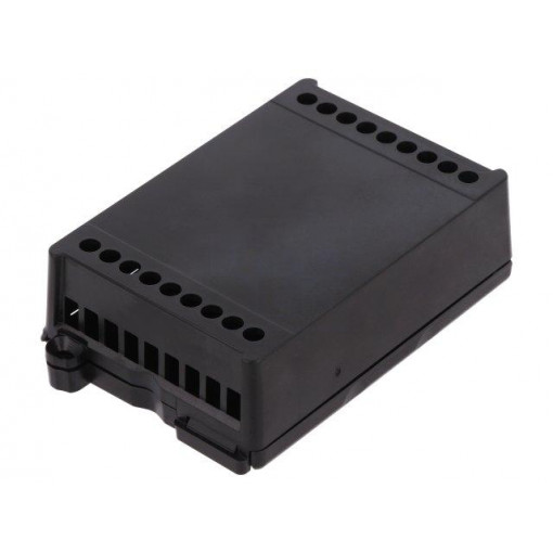 12.0100006; Enclosure: junction box; X: 44.5mm; Y: 87mm; Z: 25mm; black; ITALTRONIC