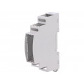 25.0101000.BL; Enclosure: for DIN rail mounting; Y: 90mm; X: 18mm; Z: 53mm; ABS; ITALTRONIC 25.0101000.BL; Enclosure: for DIN rail mounting; Y: 90mm; X: 18mm; Z: 53mm; ABS; ITALTRONIC