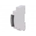 25.0104000.BL; Enclosure: for DIN rail mounting; Y: 90mm; X: 18mm; Z: 53mm; ABS; ITALTRONIC 25.0104000.BL; Enclosure: for DIN rail mounting; Y: 90mm; X: 18mm; Z: 53mm; ABS; ITALTRONIC