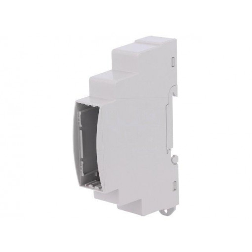 25.0104000.BL; Enclosure: for DIN rail mounting; Y: 90mm; X: 18mm; Z: 53mm; ABS; ITALTRONIC