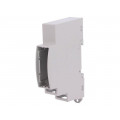 25.0106000.BL; Enclosure: for DIN rail mounting; Y: 90mm; X: 18mm; Z: 53mm; ABS; ITALTRONIC 25.0106000.BL; Enclosure: for DIN rail mounting; Y: 90mm; X: 18mm; Z: 53mm; ABS; ITALTRONIC