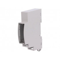 25.0106000.BL; Enclosure: for DIN rail mounting; Y: 90mm; X: 18mm; Z: 53mm; ABS; ITALTRONIC