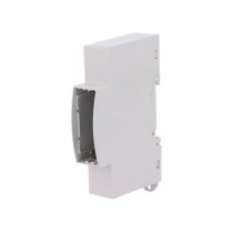 25.0110000.BL; Enclosure: for DIN rail mounting; Y: 90mm; X: 18mm; Z: 53mm; ABS; ITALTRONIC