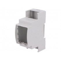 25.0201000.BL; Enclosure: for DIN rail mounting; Y: 90mm; X: 36mm; Z: 53mm; ABS; ITALTRONIC