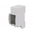 25.0206000.BL; Enclosure: for DIN rail mounting; Y: 90mm; X: 36mm; Z: 53mm; ABS; ITALTRONIC 25.0206000.BL; Enclosure: for DIN rail mounting; Y: 90mm; X: 36mm; Z: 53mm; ABS; ITALTRONIC