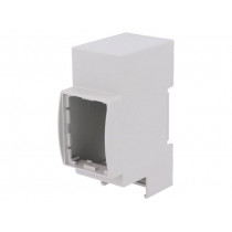25.0206000.BL; Enclosure: for DIN rail mounting; Y: 90mm; X: 36mm; Z: 53mm; ABS; ITALTRONIC