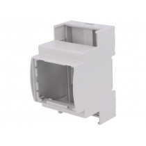 25.0301000.BL; Enclosure: for DIN rail mounting; Y: 90mm; X: 53.5mm; Z: 53mm; ABS; ITALTRONIC