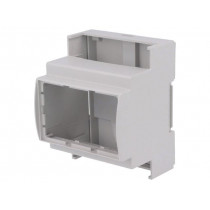 25.0401000.BL; Enclosure: for DIN rail mounting; Y: 90mm; X: 71mm; Z: 53mm; ABS; ITALTRONIC