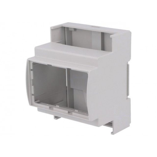 25.0401000.BL; Enclosure: for DIN rail mounting; Y: 90mm; X: 71mm; Z: 53mm; ABS; ITALTRONIC