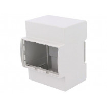 25.0410000.BL; Enclosure: for DIN rail mounting; Y: 90mm; X: 71mm; Z: 53mm; ABS; ITALTRONIC