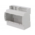25.0606000.BL; Enclosure: for DIN rail mounting; Y: 90.5mm; X: 106.3mm; Z: 53mm; ITALTRONIC 25.0606000.BL; Enclosure: for DIN rail mounting; Y: 90.5mm; X: 106.3mm; Z: 53mm; ITALTRONIC