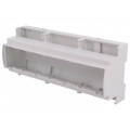25.1201000.BL; Enclosure: for DIN rail mounting; Y: 91mm; X: 213mm; Z: 53mm; ABS; ITALTRONIC