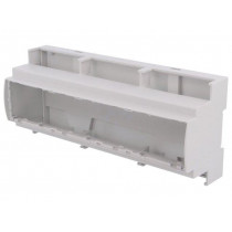 25.1201000.BL; Enclosure: for DIN rail mounting; Y: 91mm; X: 213mm; Z: 53mm; ABS; ITALTRONIC