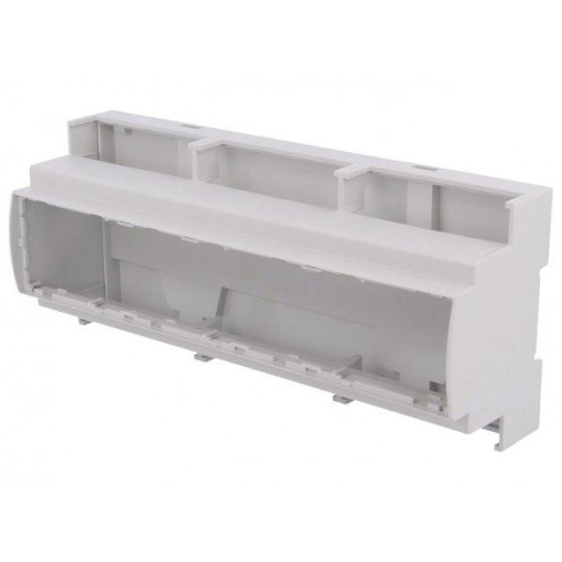 25.1201000.BL; Enclosure: for DIN rail mounting; Y: 91mm; X: 213mm; Z: 53mm; ABS; ITALTRONIC