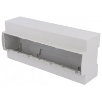 25.1210000.BL; Enclosure: for DIN rail mounting; Y: 91mm; X: 213mm; Z: 53mm; ABS; ITALTRONIC