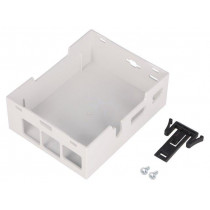33.0414000.RP3; Enclosure: for computer; Raspberry Pi 3 B; ABS; grey; X: 71.1mm; ITALTRONIC 33.0414000.RP3; Enclosure: for computer; Raspberry Pi 3 B; ABS; grey; X: 71.1mm; ITALTRONIC