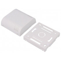 61.6020003; Enclosure: wall mounting; X: 80mm; Y: 80mm; Z: 35mm; ABS; white; ITALTRONIC 61.6020003; Enclosure: wall mounting; X: 80mm; Y: 80mm; Z: 35mm; ABS; white; ITALTRONIC