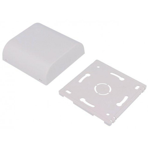 61.6021000; Enclosure: wall mounting; X: 80mm; Y: 80mm; Z: 25mm; ABS; white; ITALTRONIC
