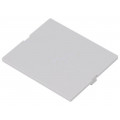 P05030201F.BL; Front panel; without frame,with holder; grey; ITALTRONIC